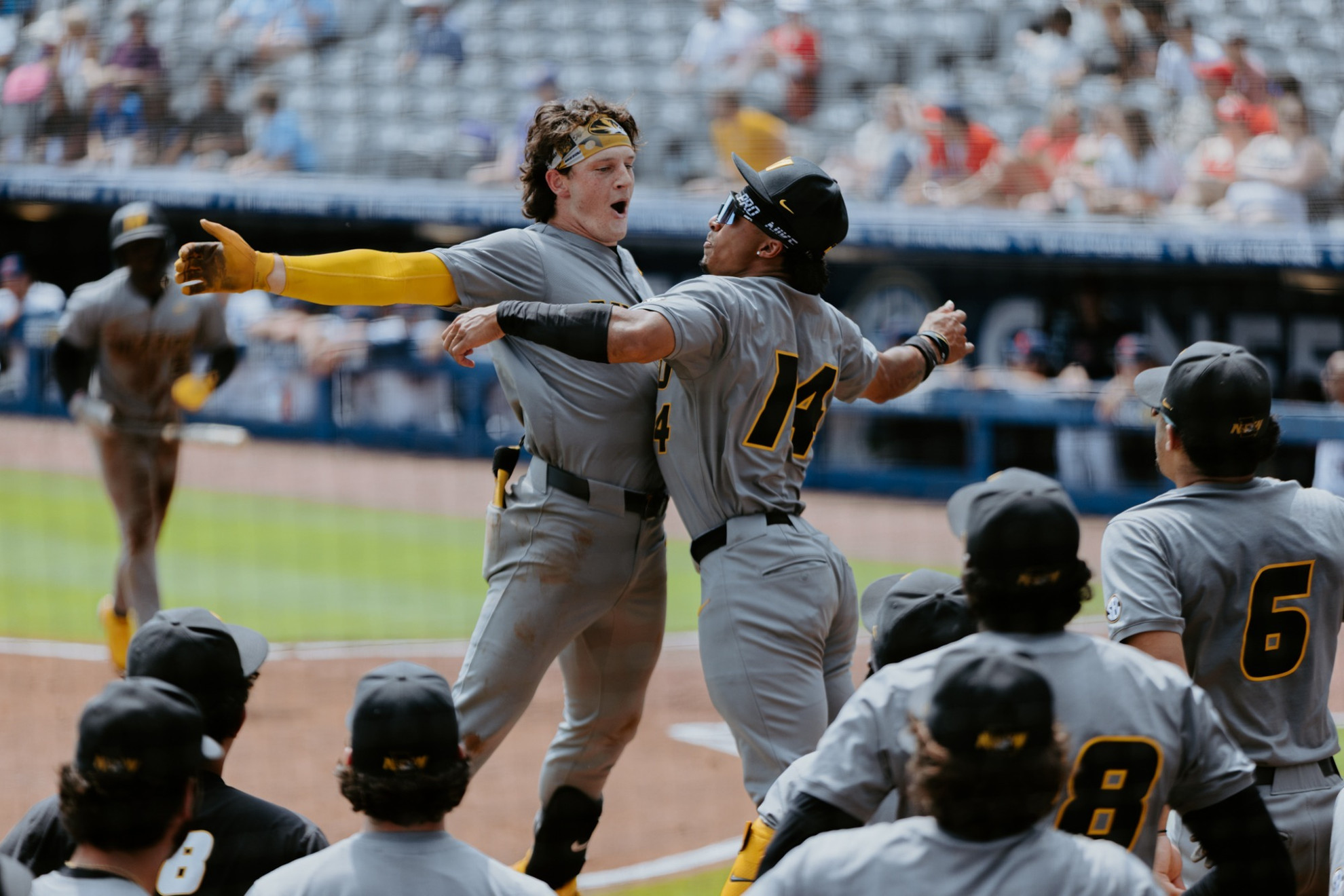 Kam Durnin homers in the first round of the SEC Tournament versus No. 17 Ole Miss on May 19, 2026