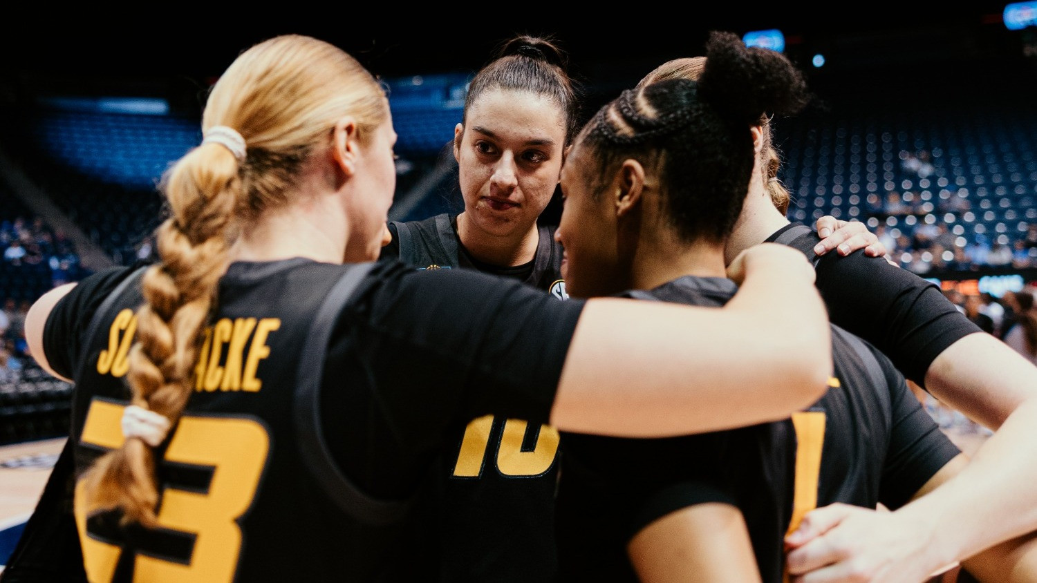 Women's Basketball Huddle