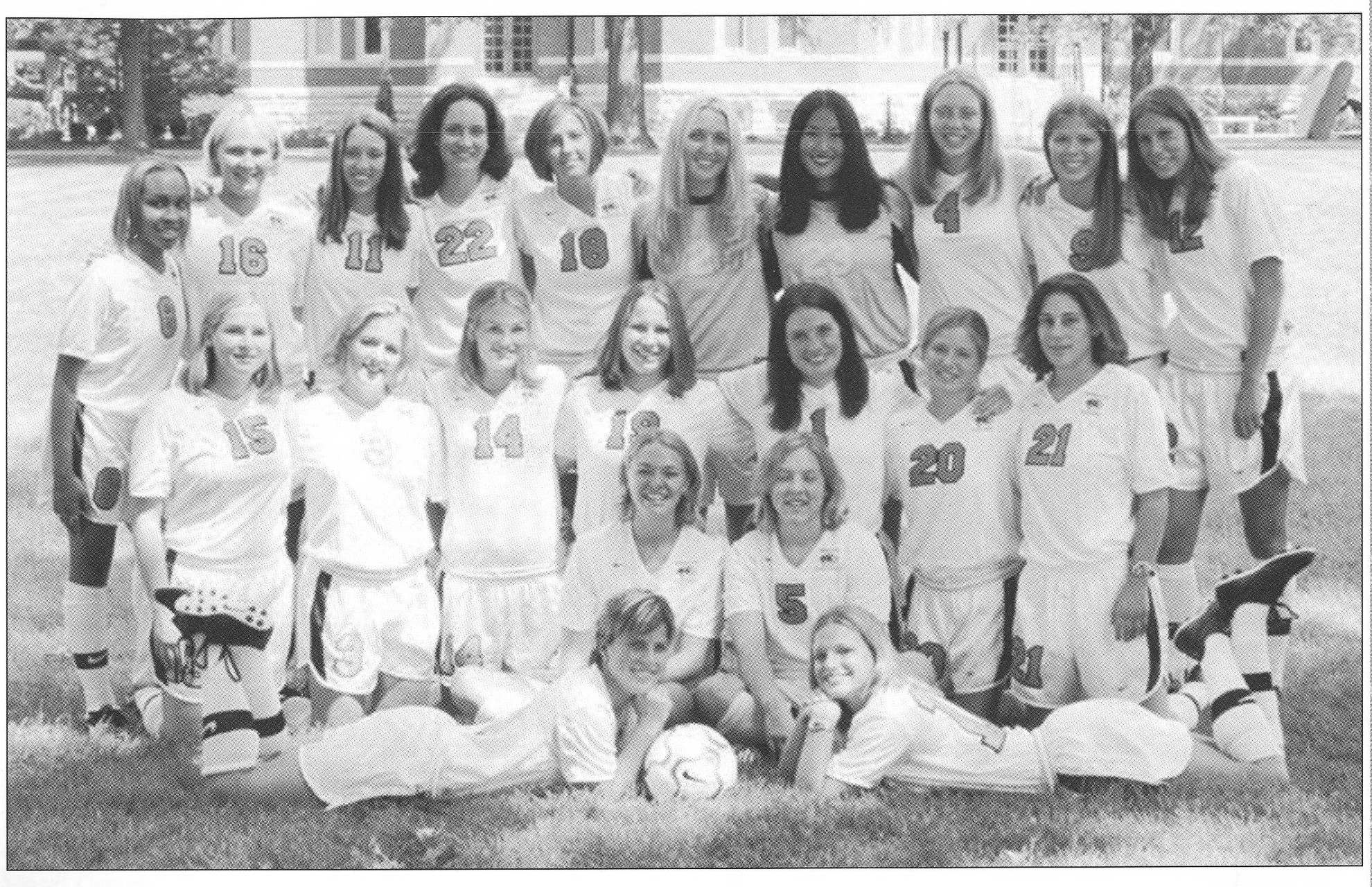 2001 Soccer Team Photo 2001 Soccer Roster